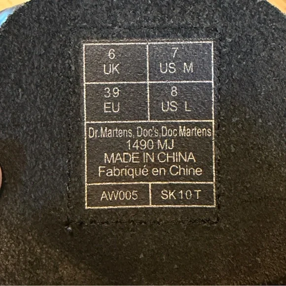 Marc Jacob’s Dr. Martens Black Redux Grunge Boots - Picture 7 of 7